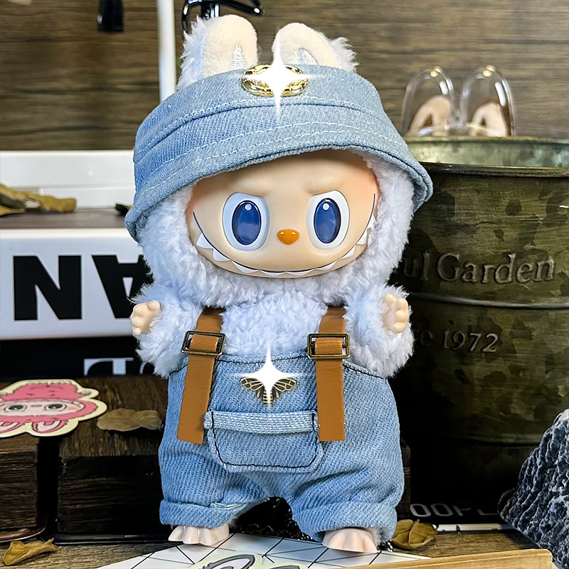 Sky Blue Jean Edition Labubu – Denim Chill