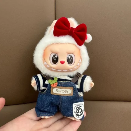Labubu Clothing First Day – Denim Red Bow 17